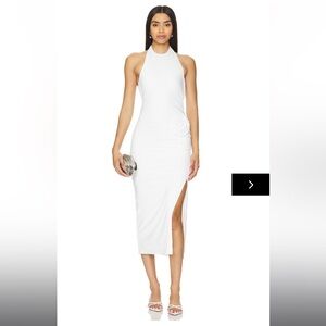 x bridget iris midi dress